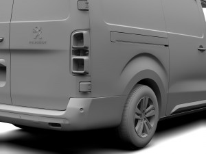peugeot expert l3 2017 3D Model