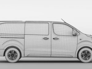 peugeot expert l3 2017 3D Model
