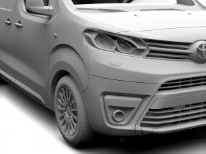 toyota proace van l3 2017 3D Model