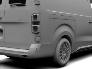 toyota proace van l3 2017 3D Model