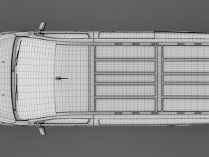toyota proace van l3 2017 3D Model