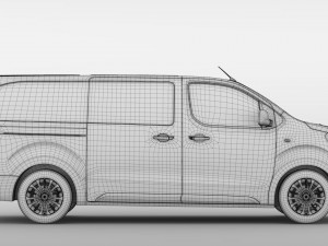 toyota proace van l3 2017 3D Model