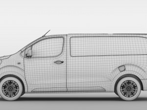 toyota proace van l3 2017 3D Model