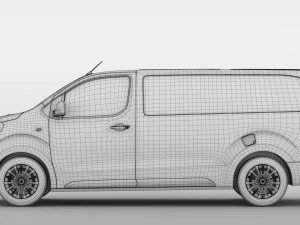 toyota proace van l3 2017 3D Model