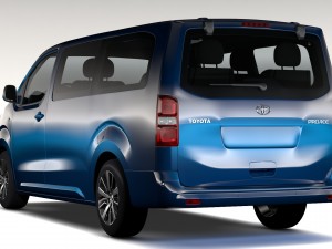 toyota proace verso l3 2017 3D Модель
