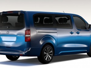 toyota proace verso l3 2017 3D Модель