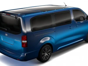 toyota proace verso l3 2017 3D Model