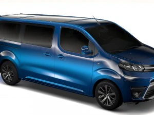 toyota proace verso l3 2017 3D Model