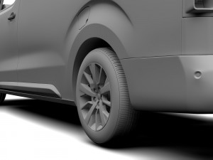 toyota proace verso l3 2017 3D Модель