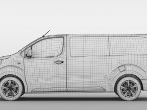 toyota proace verso l3 2017 3D Модель