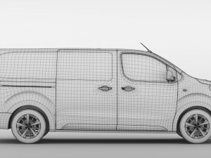 toyota proace verso l3 2017 3D Модель