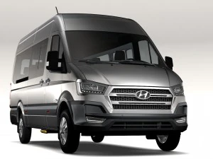 hyundai h350 minibus 2017 3D Model