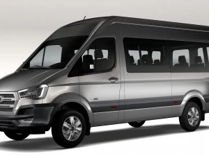 hyundai h350 minibus 2017 3D Model