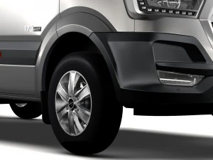 hyundai h350 minibus 2017 3D Model