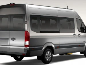hyundai h350 minibus 2017 3D Model