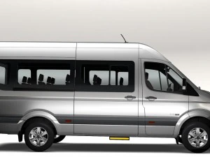 hyundai h350 minibus 2017 3D Model
