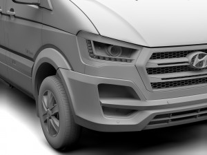 hyundai h350 minibus 2017 Model 3D