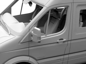 hyundai h350 minibus 2017 3D Model