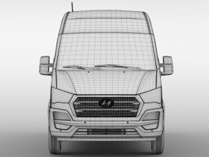 hyundai h350 minibus 2017 Model 3D
