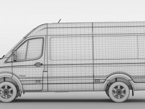hyundai h350 minibus 2017 Model 3D