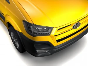 hyundai h350 minibus swb 2017 3D Model