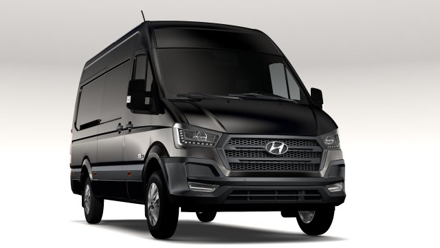 hyundai h350 van lwb 2017 Model 3D .c4d .max .obj .3ds .fbx .stl .blend 