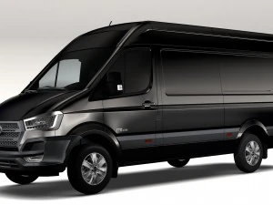 hyundai h350 van lwb 2017 3D Model