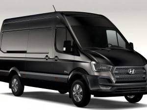 hyundai h350 van lwb 2017 3D Model