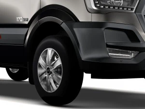 hyundai h350 van lwb 2017 3D Model