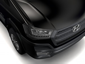 hyundai h350 van lwb 2017 Model 3D