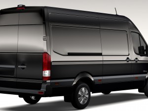 hyundai h350 van lwb 2017 Model 3D