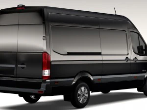 hyundai h350 van lwb 2017 3D Model