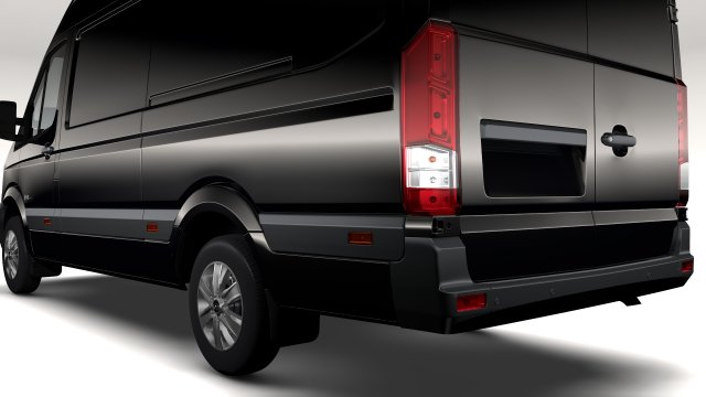 hyundai h350 van lwb 2017 3D in 3DExport