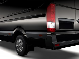 hyundai h350 van lwb 2017 Model 3D