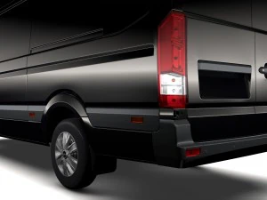 hyundai h350 van lwb 2017 3D Model