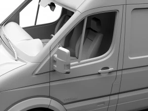 hyundai h350 van lwb 2017 3D Model