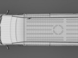 hyundai h350 van lwb 2017 Model 3D