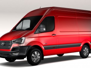 hyundai h350 van swb 2017 Model 3D
