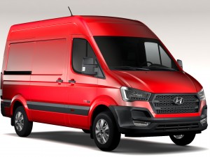 hyundai h350 van swb 2017 Model 3D