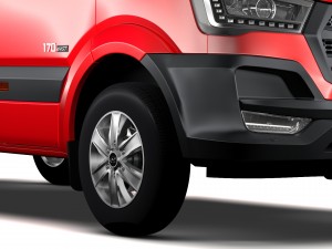hyundai h350 van swb 2017 Model 3D