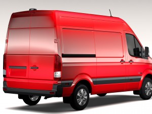 hyundai h350 van swb 2017 Model 3D