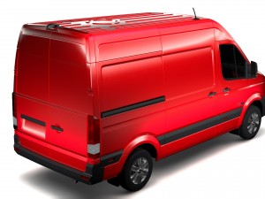hyundai h350 van swb 2017 Model 3D