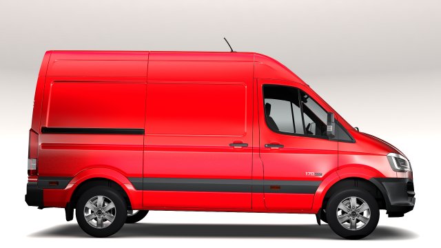 hyundai h350 van swb 2017 3D in 3DExport