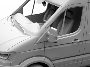 hyundai h350 van swb 2017 Model 3D