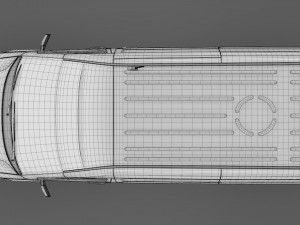 hyundai h350 van swb 2017 Model 3D