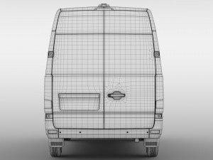 hyundai h350 van swb 2017 Model 3D