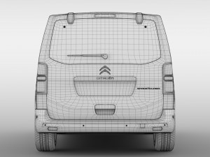 citroen jumpy l1 2017 3D Model