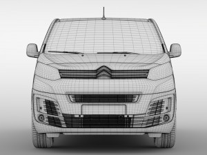 citroen jumpy l1 2017 3D Model