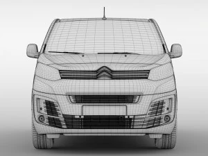 citroen jumpy l1 2017 Modello 3D