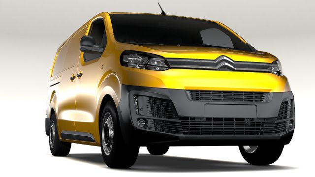 citroen jumpy l3 2017 3D 모델 .c4d .max .obj .3ds .fbx .stl .blend 